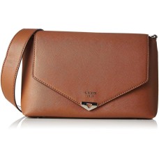 Guess Lottie Medium Shoulder Bag – Brown