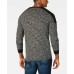  Men’s Colorblocked Heathered Sweater (Gray, Small)