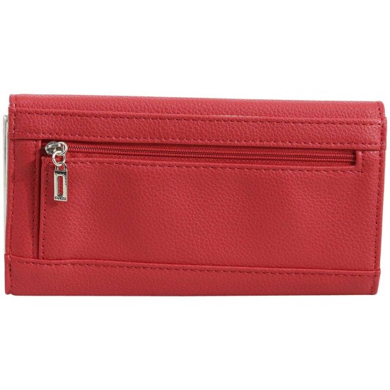  Women's Digital Multi Clutch Wallets, Red