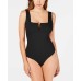  Women’s Nicolina Thong Bodysuit (Black, XL)
