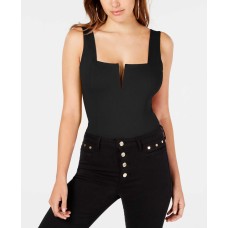 GUESS Women’s Nicolina Thong Bodysuit (Black, XL)