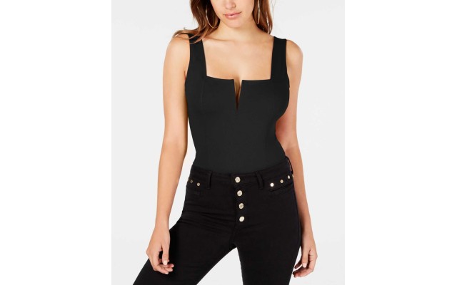  Women’s Nicolina Thong Bodysuit (Black, XL)