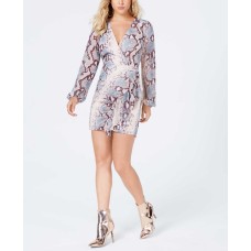 Guess Women's Serasota Printed Surplice Dress