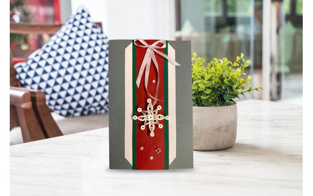 Handmade Christmas Cards Made With Quilling Paper Art – Hand Crafted Unique Greeting Cards for Mother’s Day, Birthdays, Anniversaries