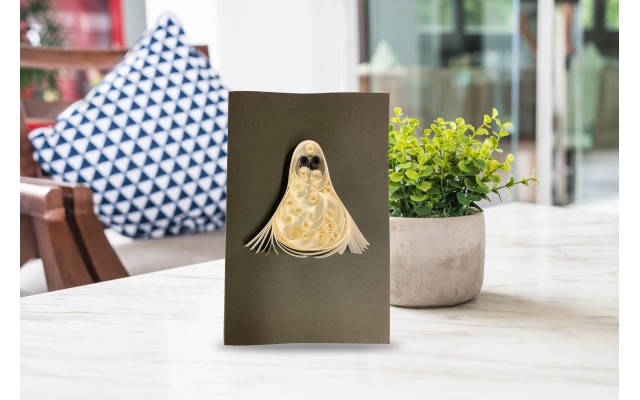 Handmade Christmas Cards Made With Quilling Paper Art – Hand Crafted Unique Greeting Cards for Mother’s Day, Birthdays, Anniversaries