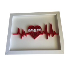 Handmade Frames Christmas Presents Made With Quilling Paper Art – Hand Crafted Unique Gift Frames for Mother’s DayBirthdaysAnniversaries