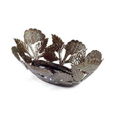 Heart of Haiti 18-in Recycled-Steel Grapes Decorative Bowl