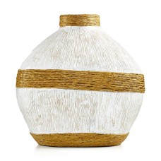 Heart of Haiti Coin Shaped Vase with Cord