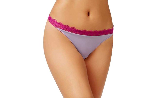  by  Klum Geometric-Lace Thong (Purple Ashwild Aster, M)