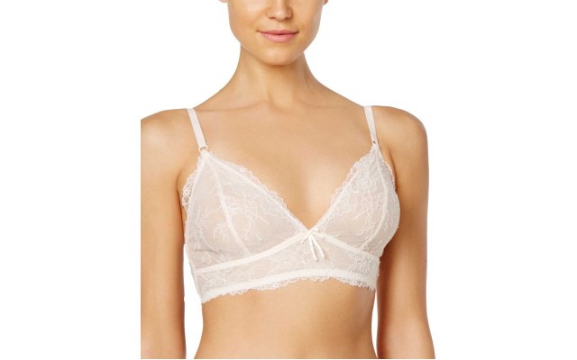  Klum Natural Lace Soft Cup Bra (Pastel Pink, S)
