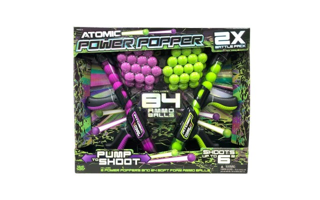  2 x Atomic Power Popper Battle Pack with 84 Balls