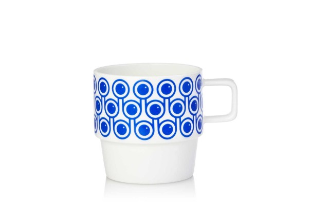  Tall Mug (10 x 8.6 x 8.3 cm, Blue)