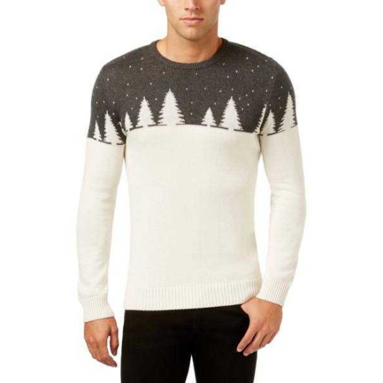  Mens Holiday Crew Neck Pullover Sweater