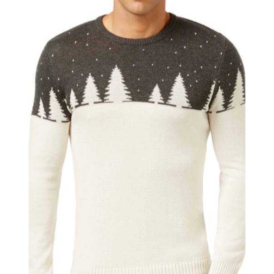  Mens Holiday Crew Neck Pullover Sweater