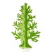  13.75″ Green Flocked Table Top Tree
