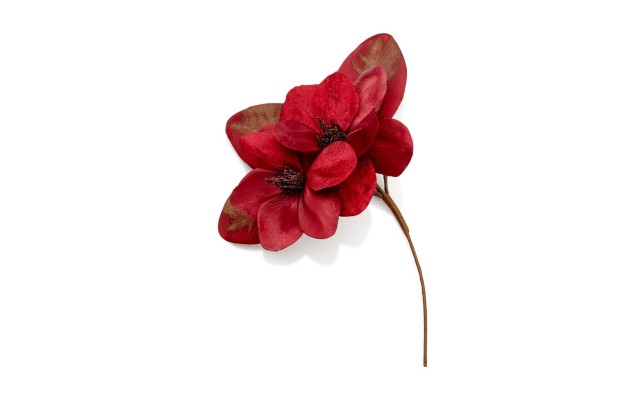  14″ Red Magnolia Tree Pick