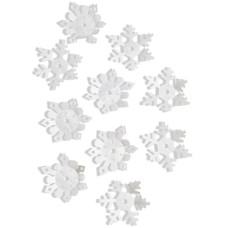 Holiday Lane 3D Snowflake Wall Decal 10-Pc. Set