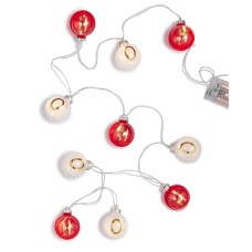 Holiday Lane 6-Feet LED Plastic Ball Garland Christmas Decoration