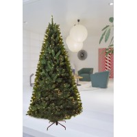 Holiday Lane 7.5 Foot 600 Clear Multi-Function LED Christmas Tree