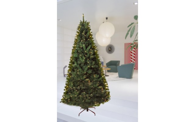  7.5 Foot 600 Clear Multi-Function LED Christmas Tree
