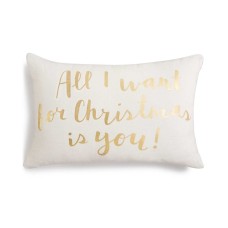 Holiday Lane ”All I Want For Christmas Is You” Decorative Pillow