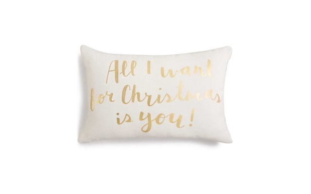  ”All I Want For Christmas Is You” Decorative Pillow