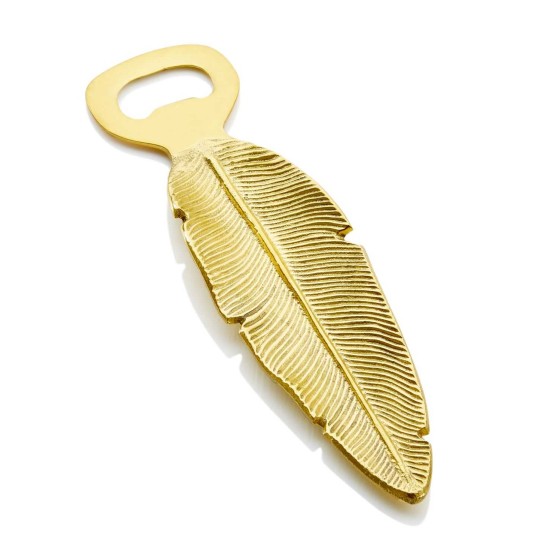  Brass Leaf Bottle Opener (Gold)