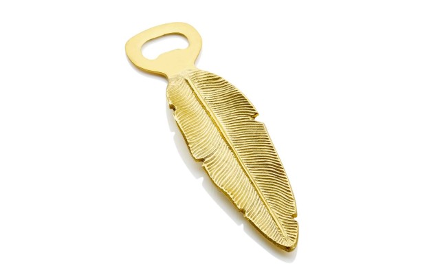  Brass Leaf Bottle Opener (Gold)