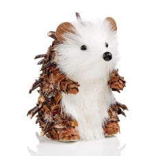 Holiday Lane Brown/White Hedgehog