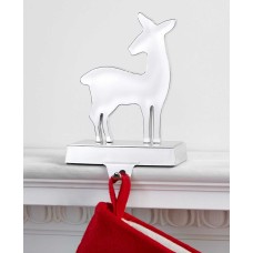 Holiday Lane Deer Stocking Holder (Silver)