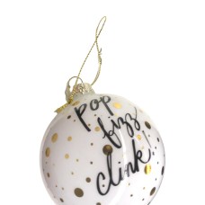 Holiday Lane Glass Christmas Ball Ornament