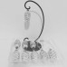  Glass White & Silver Acorn Lights Chain