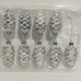  Glass White & Silver Acorn Lights Chain