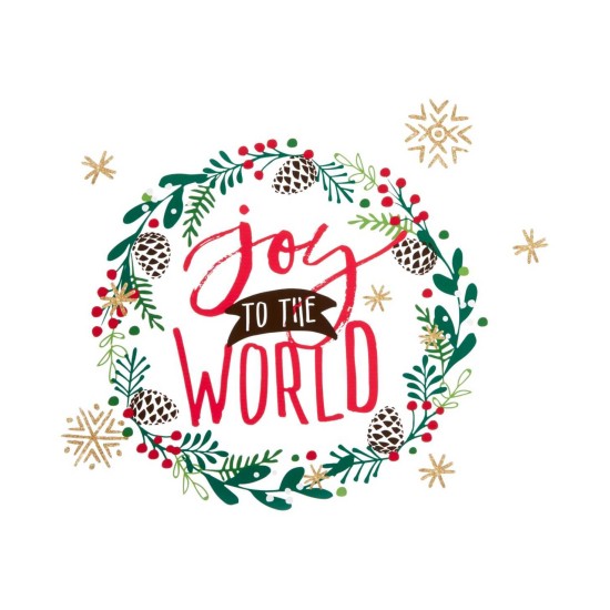  Joy To The World Wall Decal