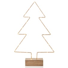 Holiday Lane Led Light-Up Wire Christmas Tree