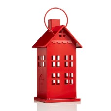 Holiday Lane Medium LED Light Red Christmas House