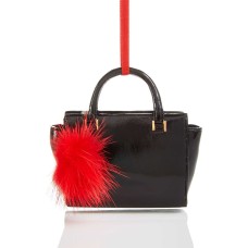 Holiday Lane Pom Pom Handbag Ornament