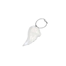 Holiday Lane Porcelain Angel Wing Blessed Heart Tree Ornament