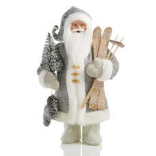 Holiday Lane Santa With Skis Tree Decoration