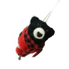 Holiday Lane Skating Bear Animal Ornament