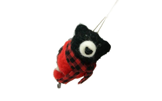  Skating Bear Animal Ornament