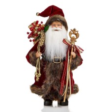 Holiday Lane Standing Santa with Staff