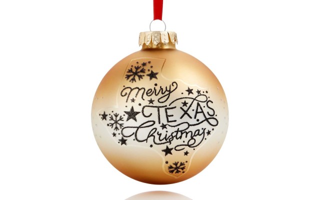  Texas Glass Ball Ornaments