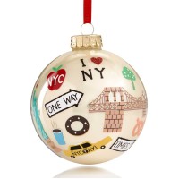 Holiday Lane Texas Glass Ball Ornaments