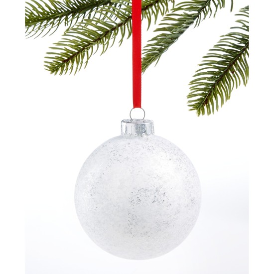  The Holiday Collection Silver Ball Ornament
