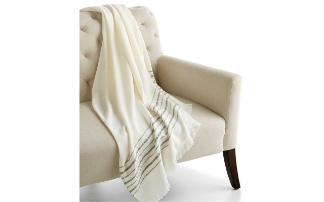 Home Design Studio Border Stripe Throw Blanket