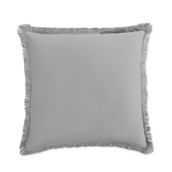  Fringe Pillow Color Grey