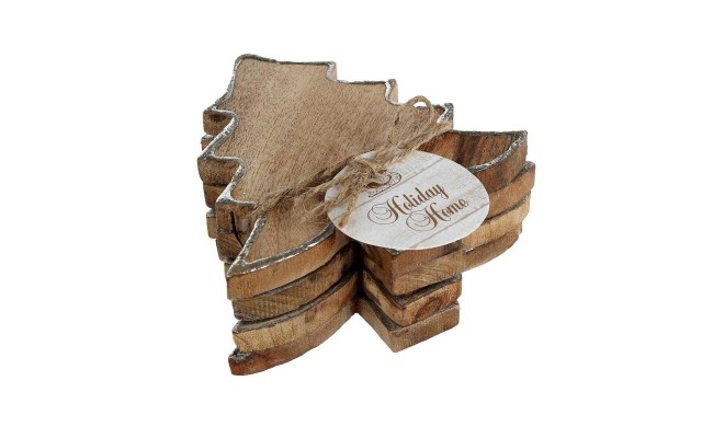  Christmas Tree 4 Piece Coaster Set