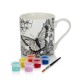  & Beyond A Splash of Color Paint Your Own Mug Butterfly