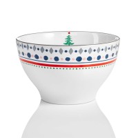Home Essentials & Beyond Festive Tree Collection Borders Bowl